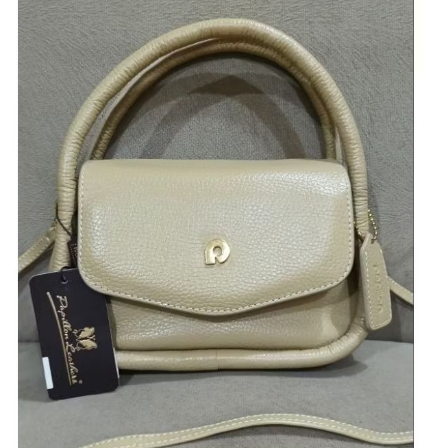 TAS SELEMPANG PAPILLON K 3405 SEKEN WARNA KREM MULUS BANGET