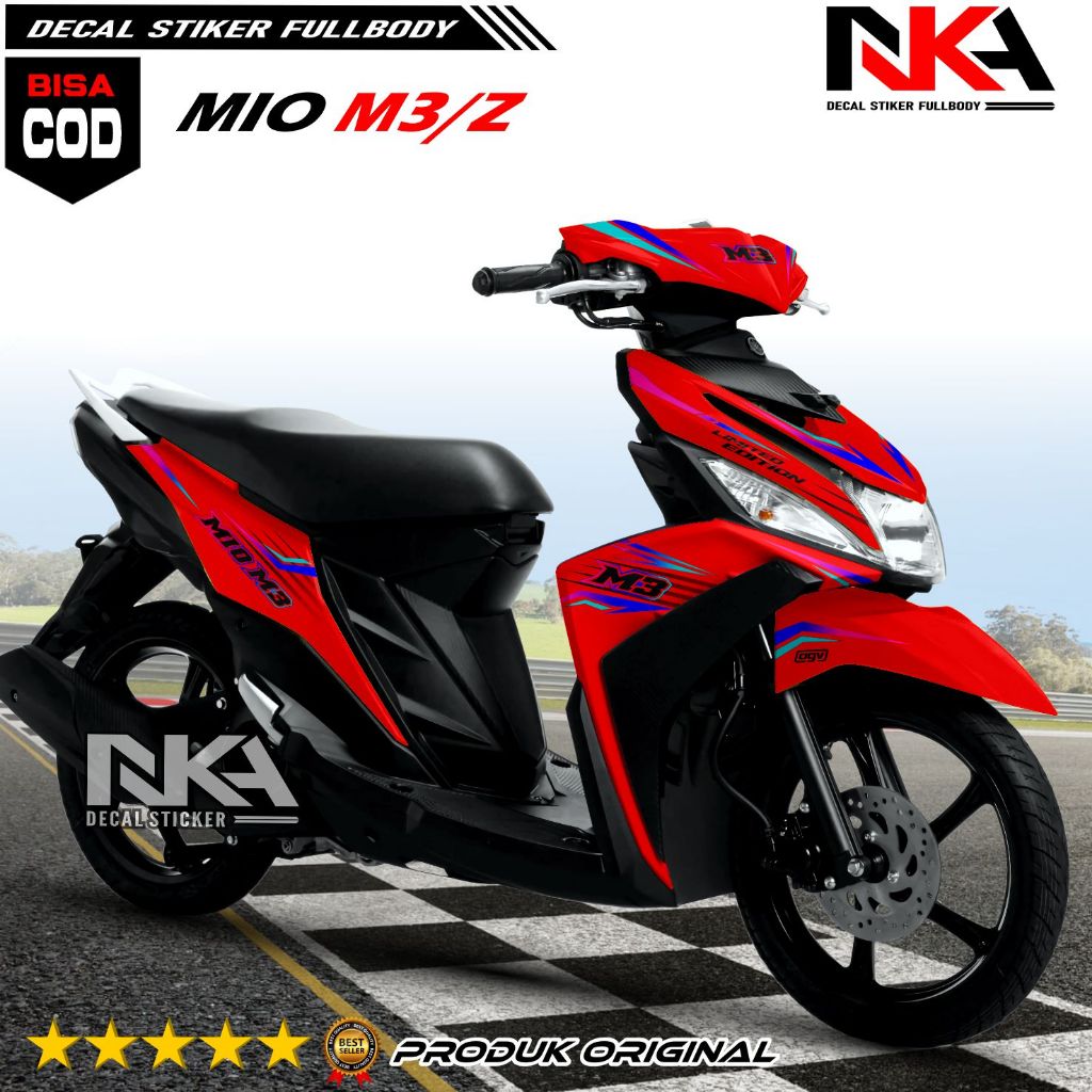 Stiker Decal Motor Mio M3/Z Stiker Variasi Motor Mio M3 Keren EA
