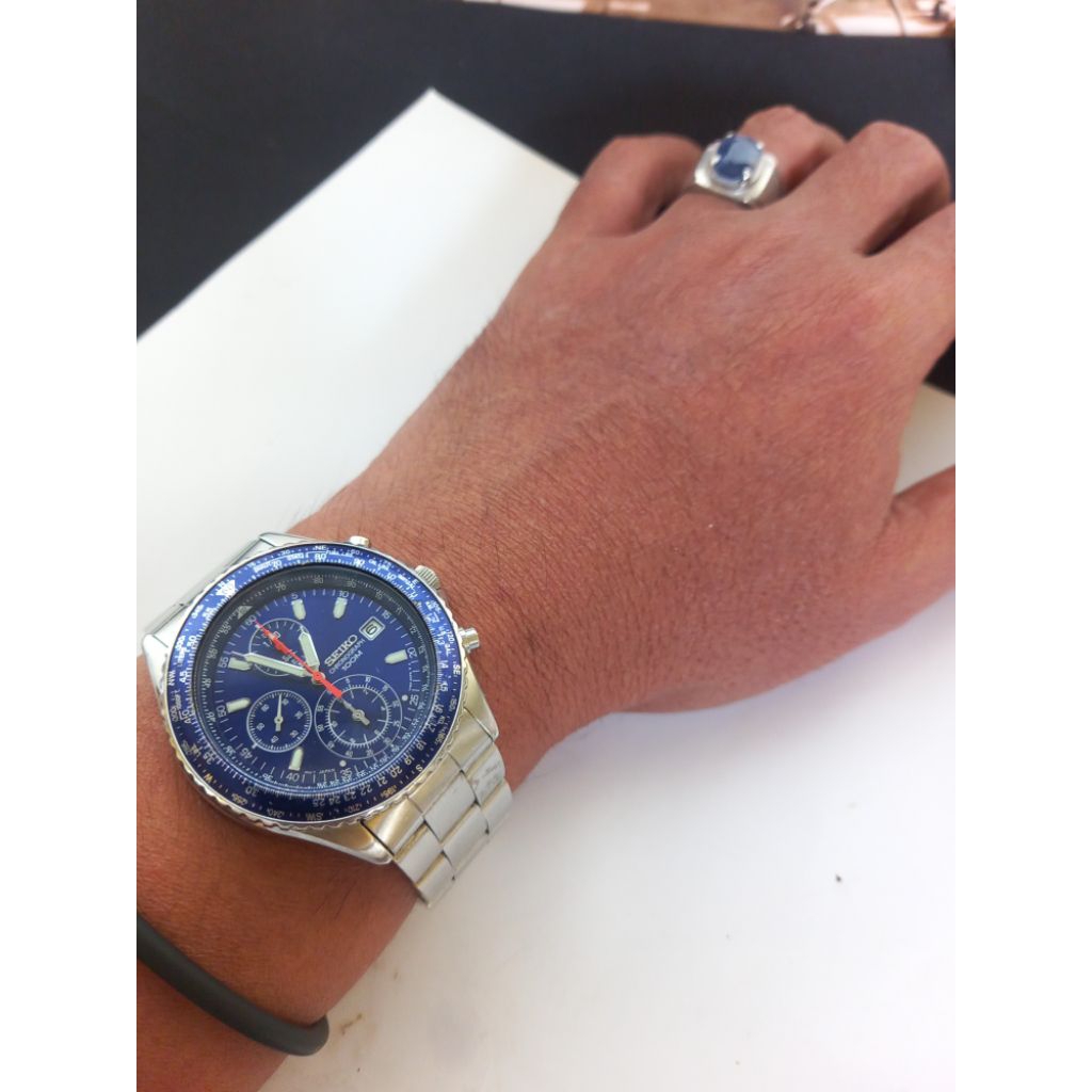 jj03403 jam tangan pria seiko chronograph 7T92-0CF0
