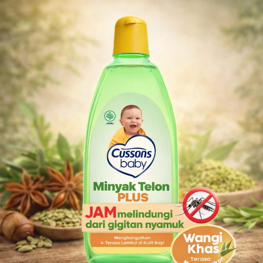 CUSSONS BABY MINYAK TELON PLUS / MINYAK TELON / MINYAK TELON BAYI / MINYAK TELON ANAK