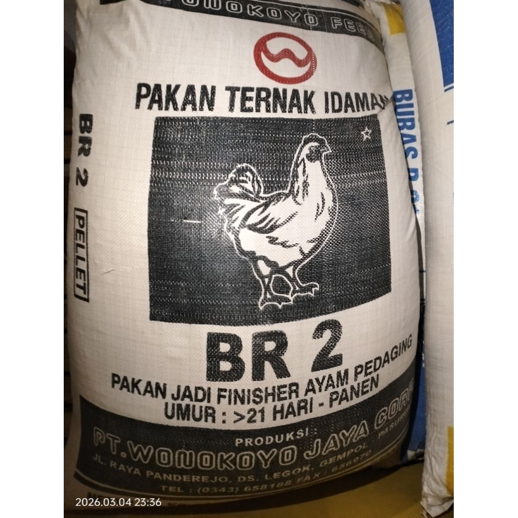 BR 2 BR2 Pakan Ayam 50 KG Original Wonokoyo Jaya Corp.