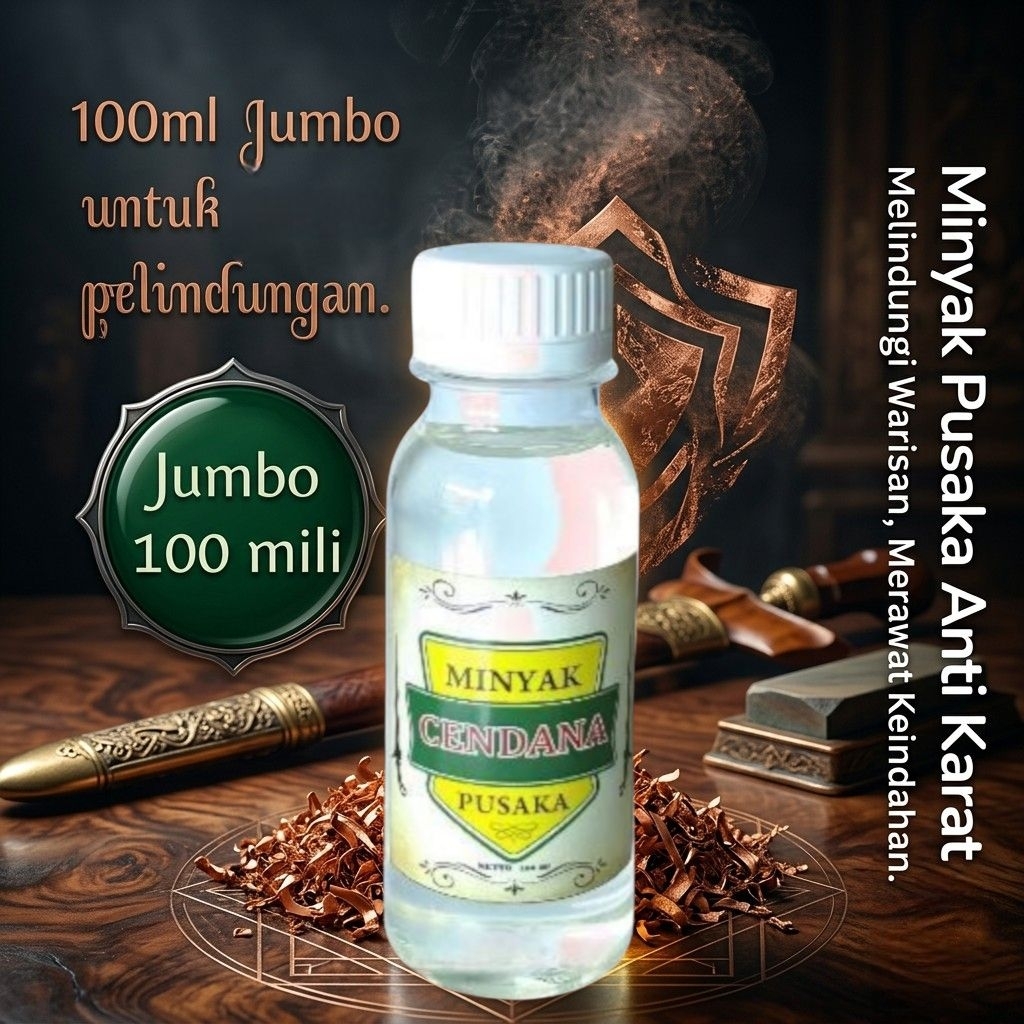 Minyak Pusaka Cendana Keraton Untuk Merawat Keris Dengan Esential Oil Asli Bukan Kimia Ukuran 100 Mi