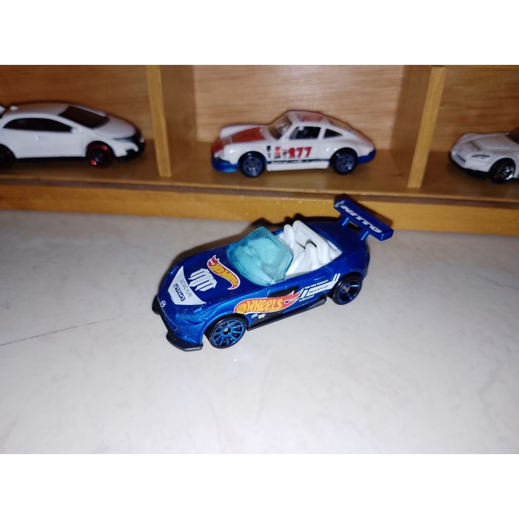 Hotwheels Mazda Rx7 cabriolet biru kuning putih paket