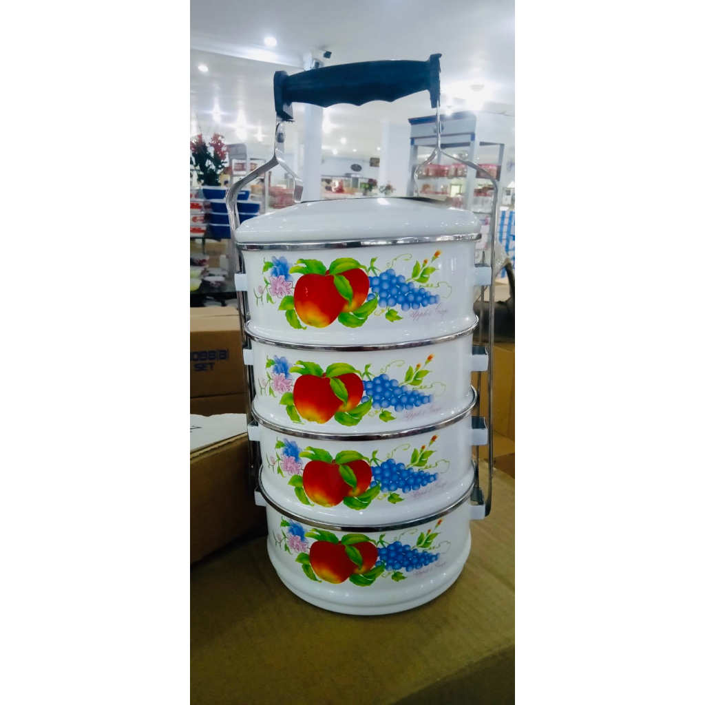 TERBARU Rantang Enamel Susun 4/16 (kedaung, maspion)