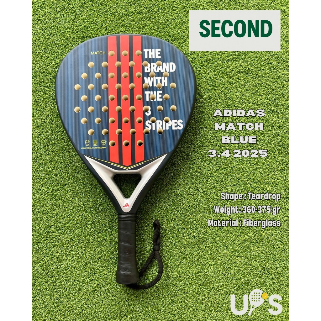 Adidas Match Blue 3.4 2025 Raket Padel Second UR0555