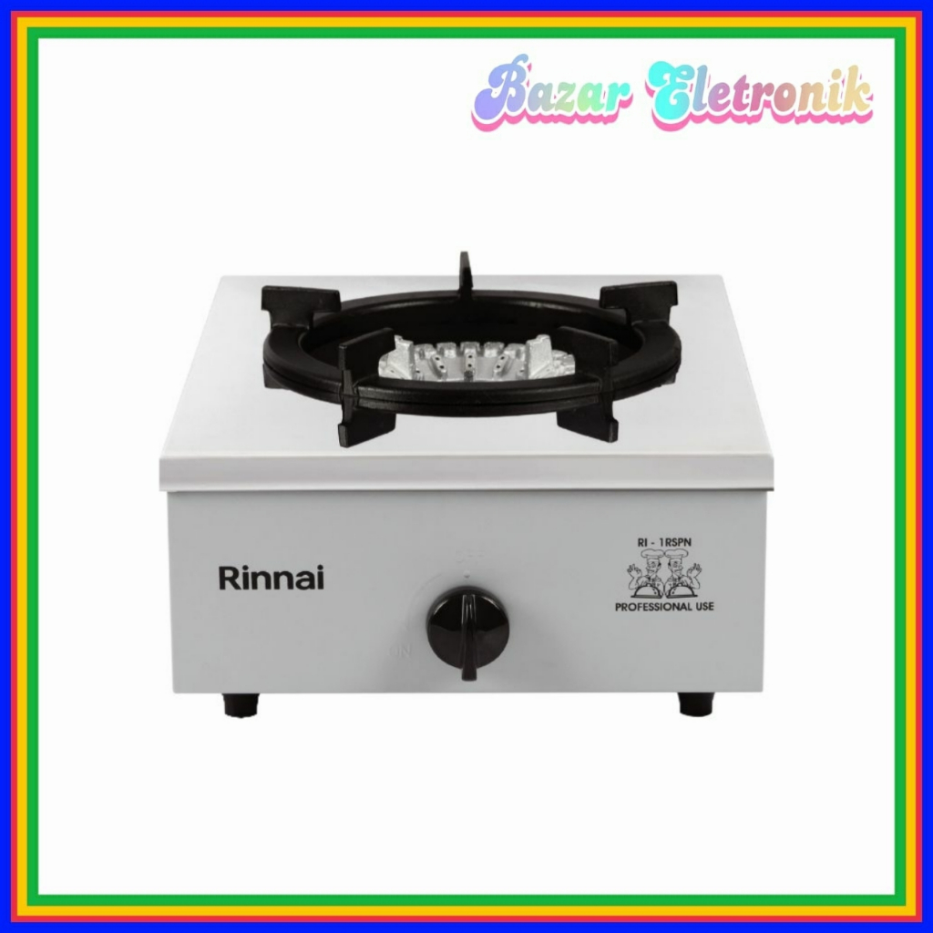 KOMPOR GAS RINNAI RI 1 RSPN / KOMPOR GAS RINNAI 1 TUNGKU / KOMPOR GAS RINNAI  / KOMPOR GAS / RINNAI