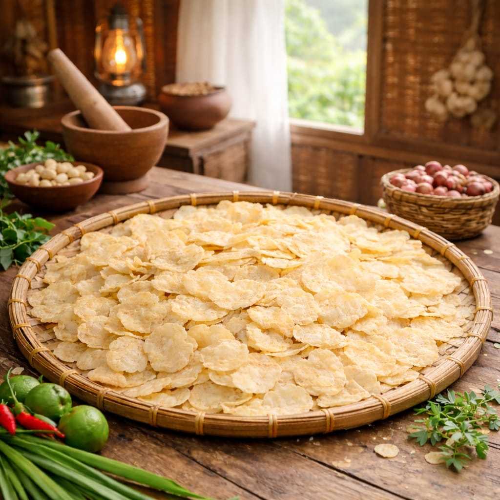 Emping Melinjo Mentah Premium Asli Kuningan | 100 Persen Melinjo, Kering ±80% Berat 150 Gram