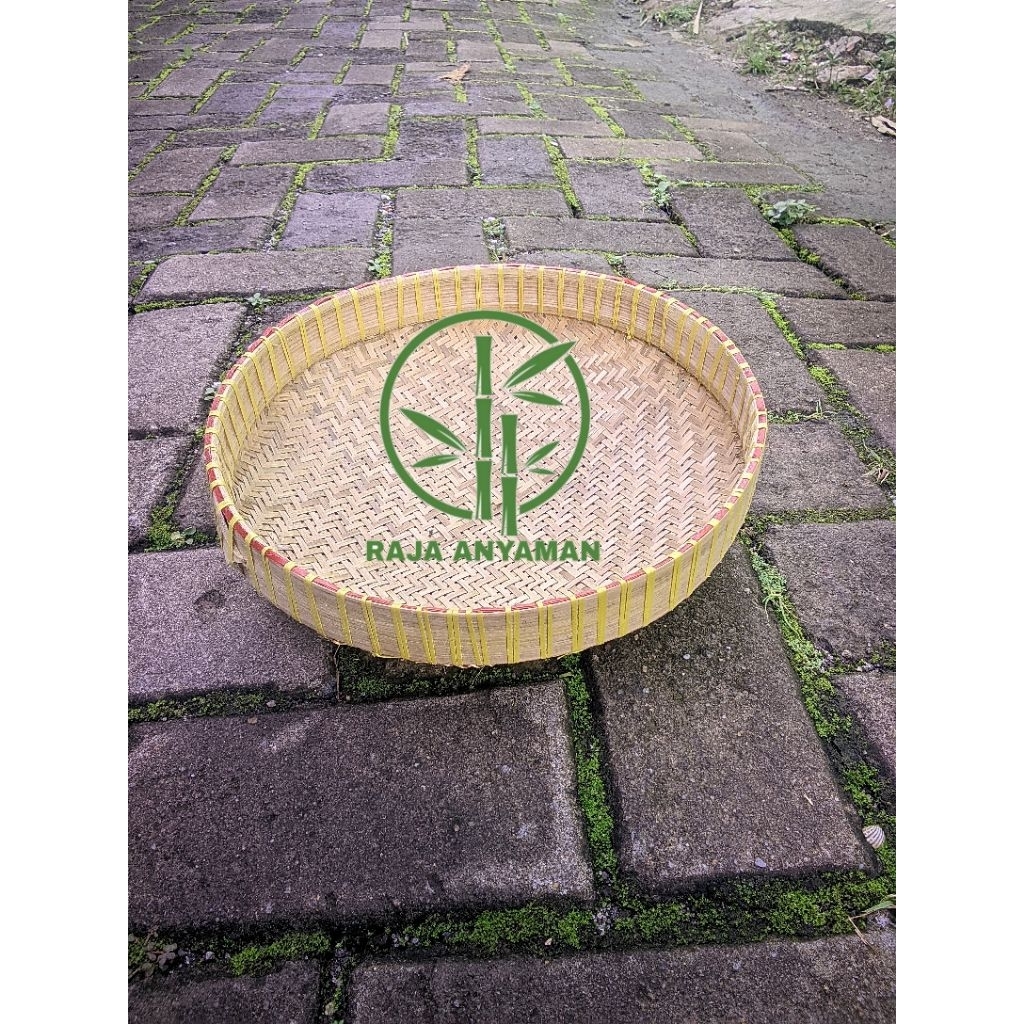 Ayakan Bambu Kecil 25cm kalo Irik anyaman Bambu Saringan