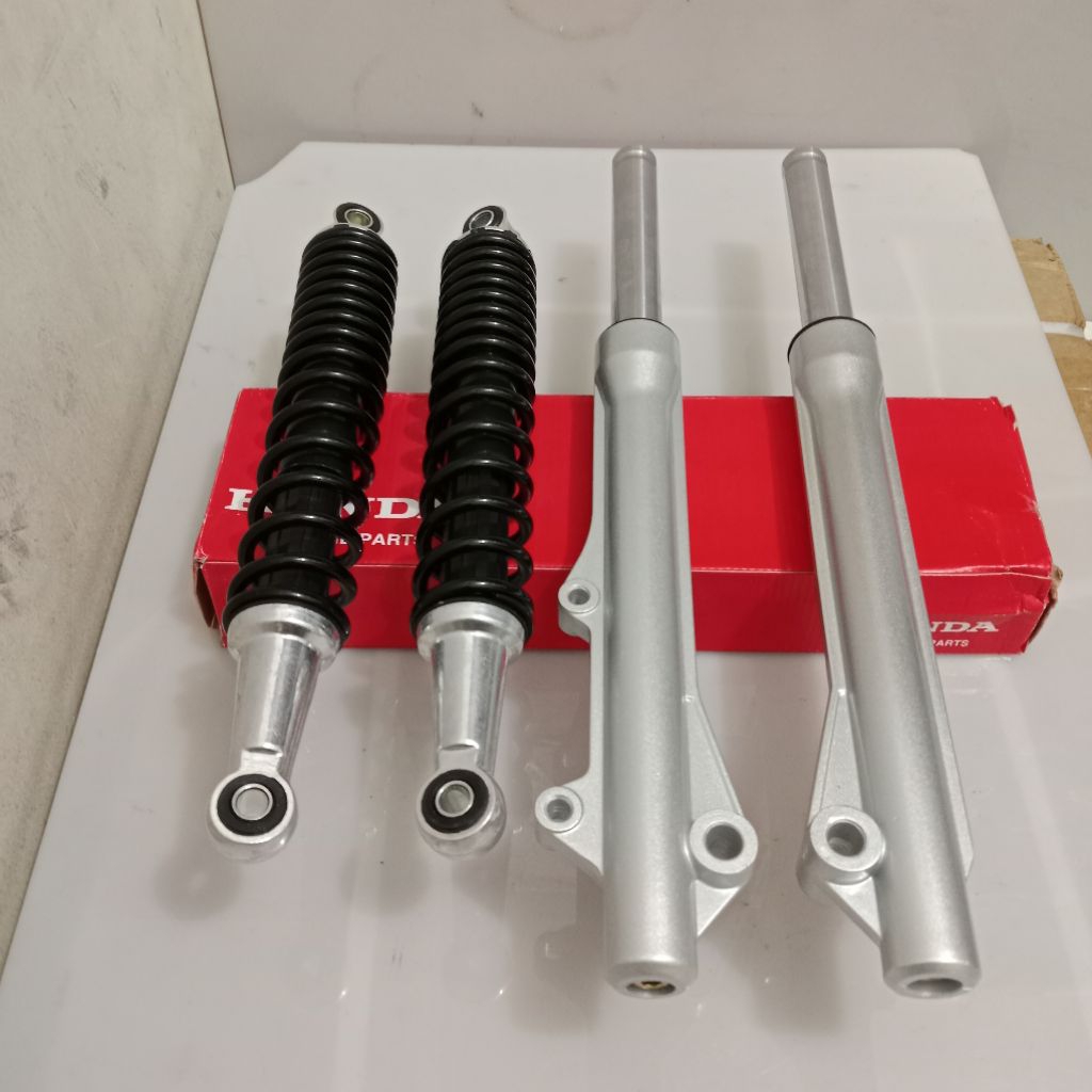 Shock Depan+Belakang Revo Lancip 100cc Revo Lama Supra Fit