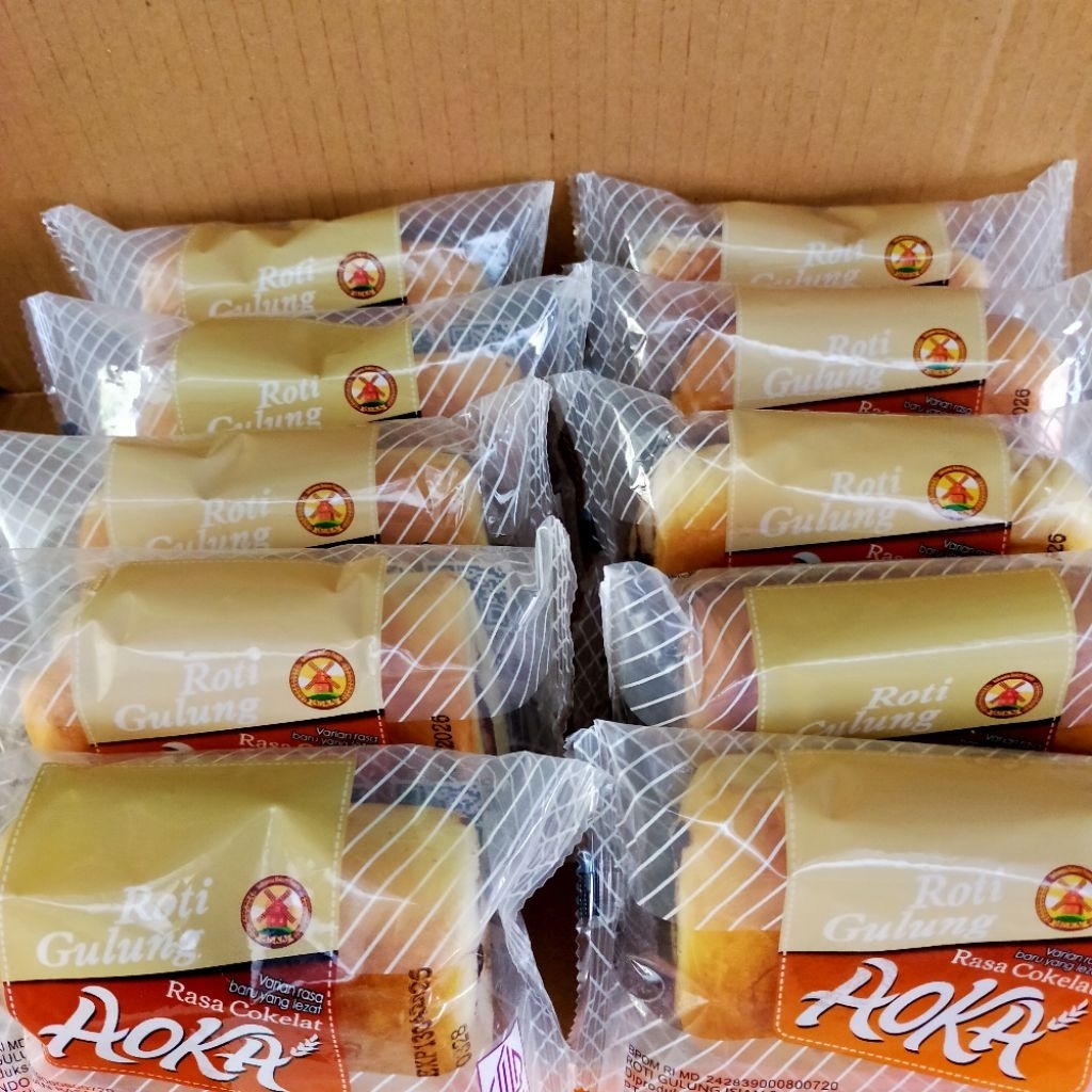 AOKA ROTI GULUNG ( paket 10 Pcs)