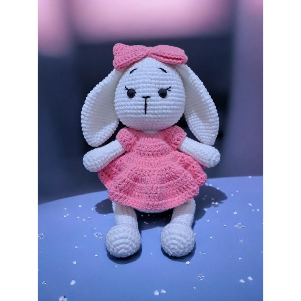 Boneka Rajut kelinci / amigurumi kelinci boneka handmade