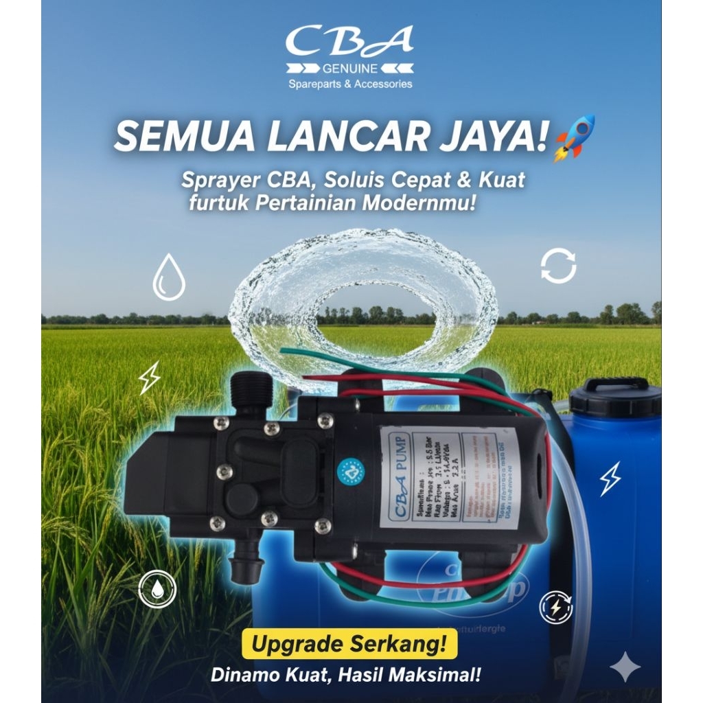 Dinamo sprayer CBA.pompa CBA.dinamo dc