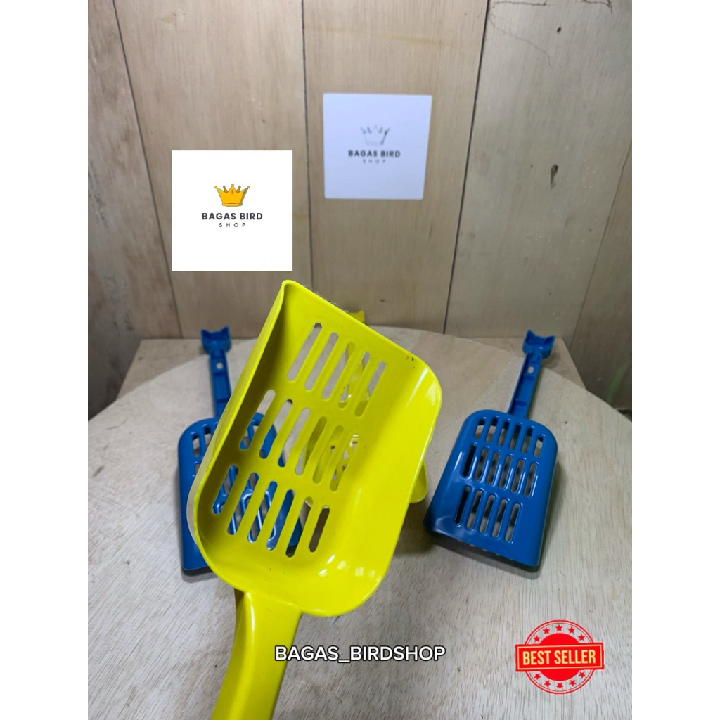 Serokan Pasir Kucing Sekop Pasir Kucing Plastik Tebal Pembersih Litter Box