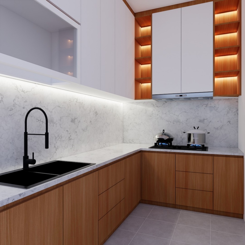 Kitchen set Lemari Dapur Lemari Penyimpanan Rak Bumbu Mr A