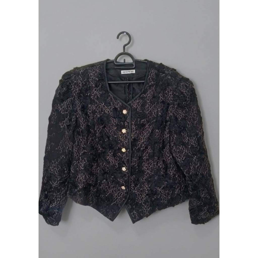 Blazer Brokat Hitam  Kebaya Kondangan