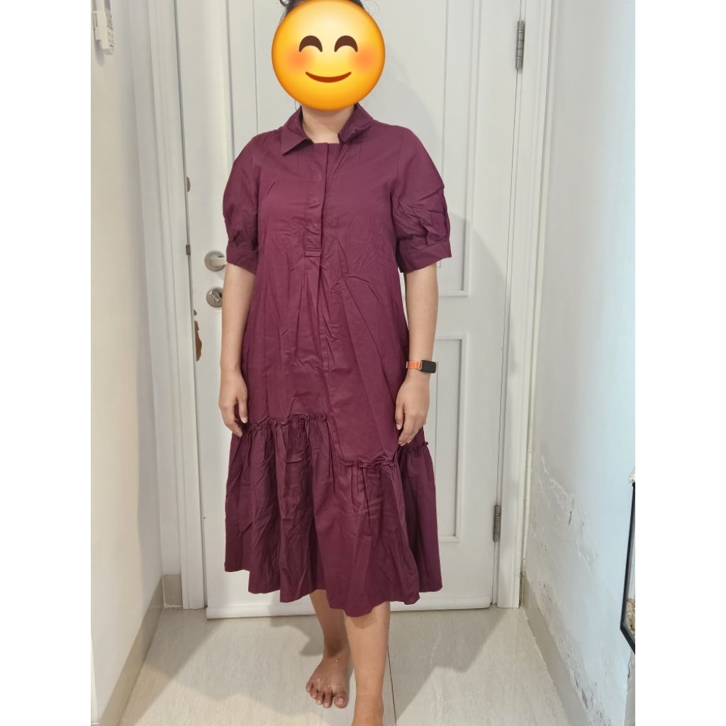 Preloved - LongDress burgundy ZIO SONGZIO