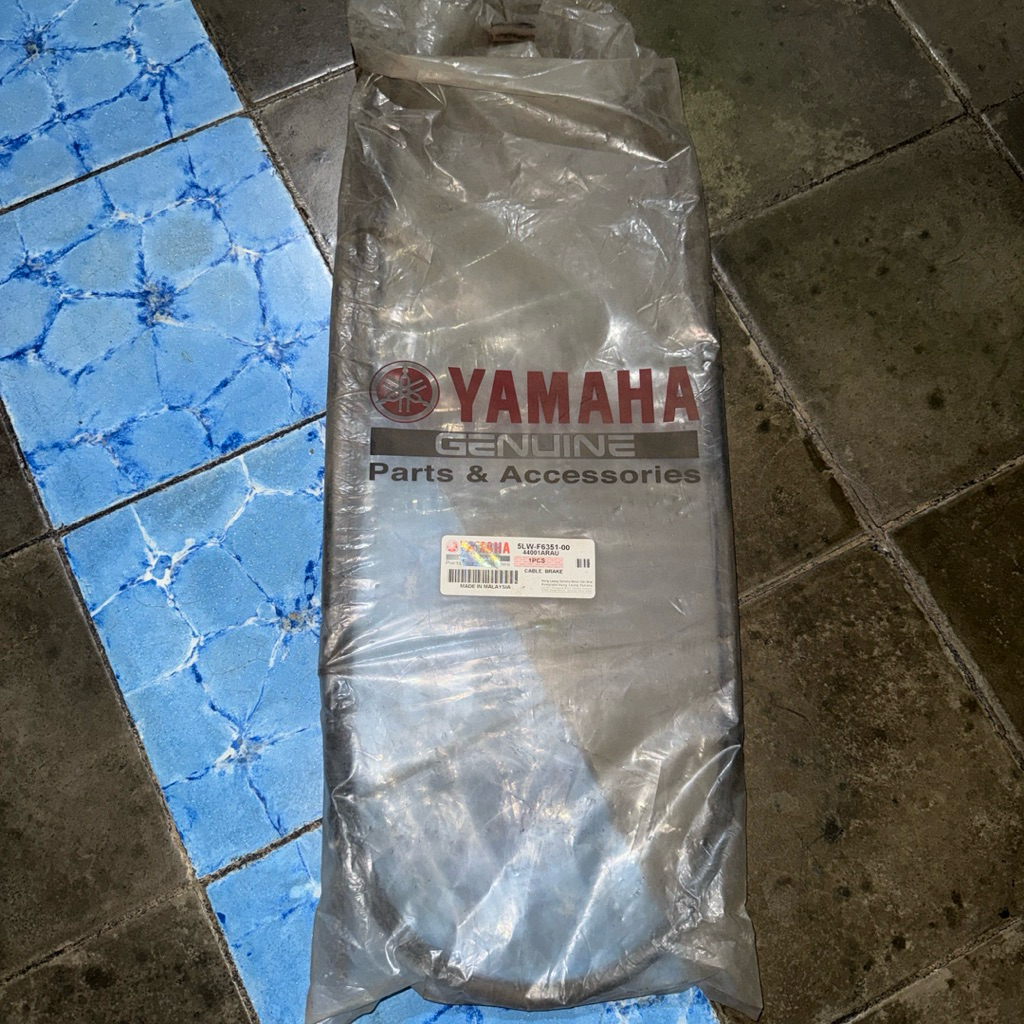 Kabel Cabel Tali Rem Belakang Yamaha Nouvo Lele Nouvo Sporty Asli Original 5LW-F6351-00 New Old Stoc