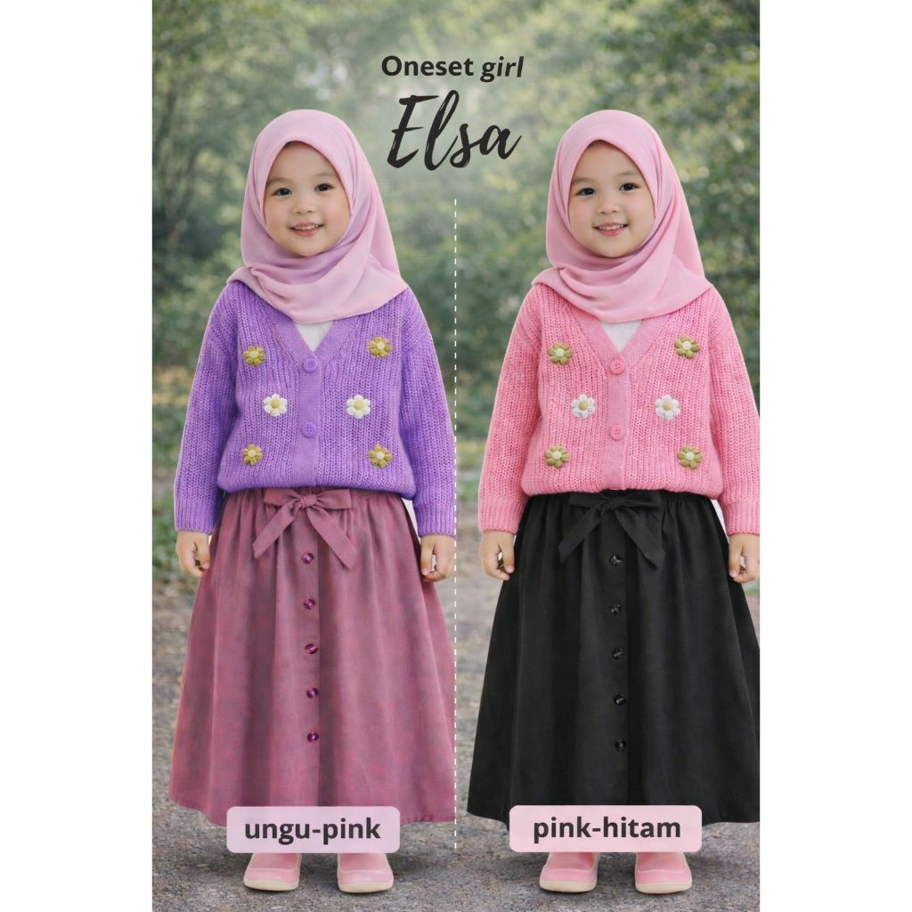 SETELAN ROK PANJANG ANAK PEREMPUAN/ONESET ROK MUSLIM ANAK REMAJA USIA 9 -14 TAHUN