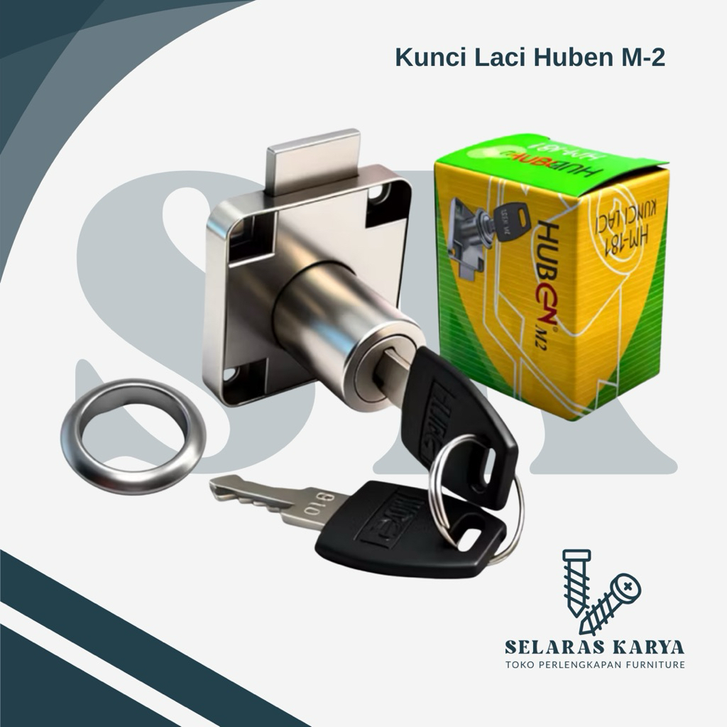 Kunci Laci Huben M-2 / Kunci Lemari Huben M-2 / Kunci Loker