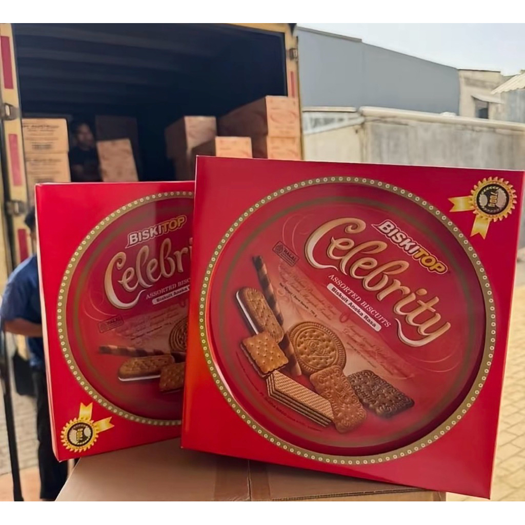 Roti Kaleng Biskuit Biskitop CELEBRITY 700gr