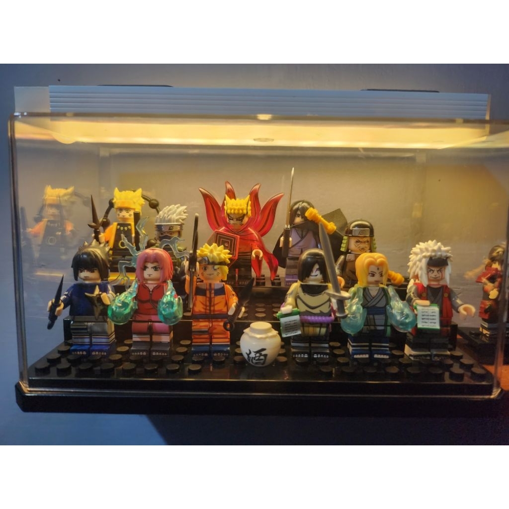 Lego Anime 8 (plus 3) Karakter Naruto dengan Box
