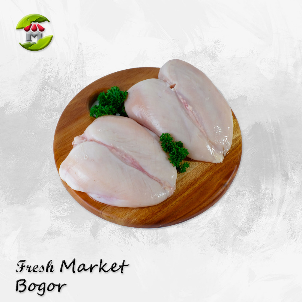 [BOGOR] Boneless Fillet Dada Ayam Tanpa Kulit Pack 970gr - 1kg