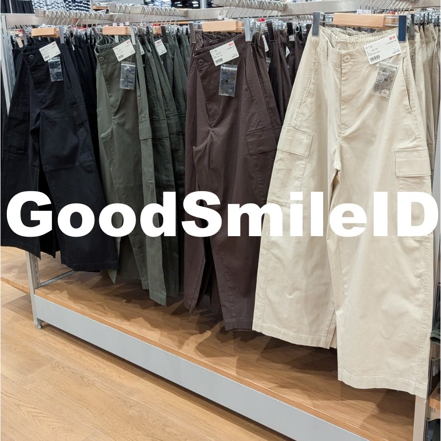 SALE Women Celana Barel Kargo Wide Pants Cargo Barrel Wanita Lebar JASTIP UNIQLO