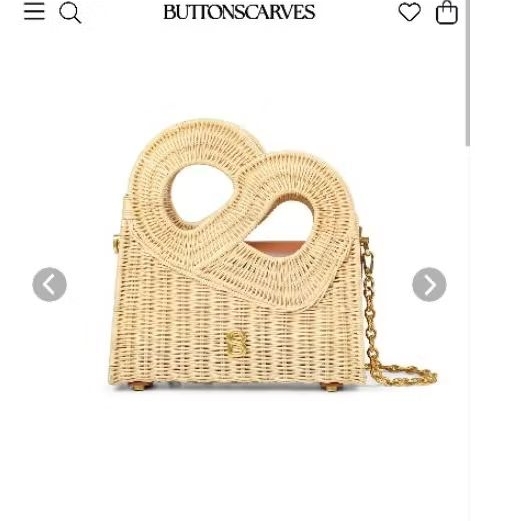 Buttonscarves Hold Me Rattan Bag