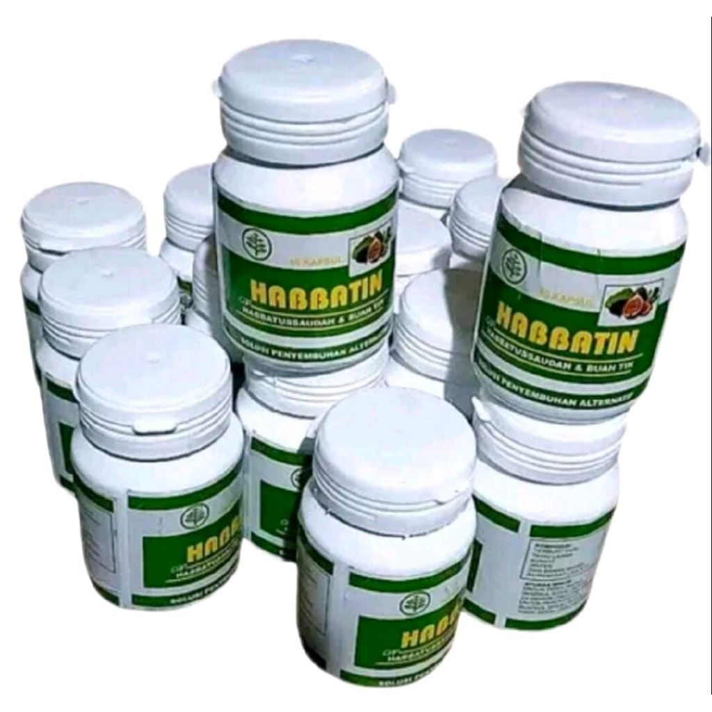 TERLARIS HABBATIN KAPSUL KEMASAN BOTOL ISI 40 KAPSUL UNTUK PRIA DAN WANITA - HERBAL KAPSUL KESEHATAN