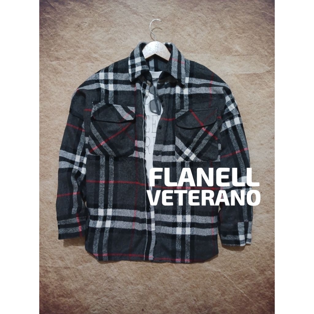 Outherwear keren FLANELL VETERANO wool tebal bekas pakai