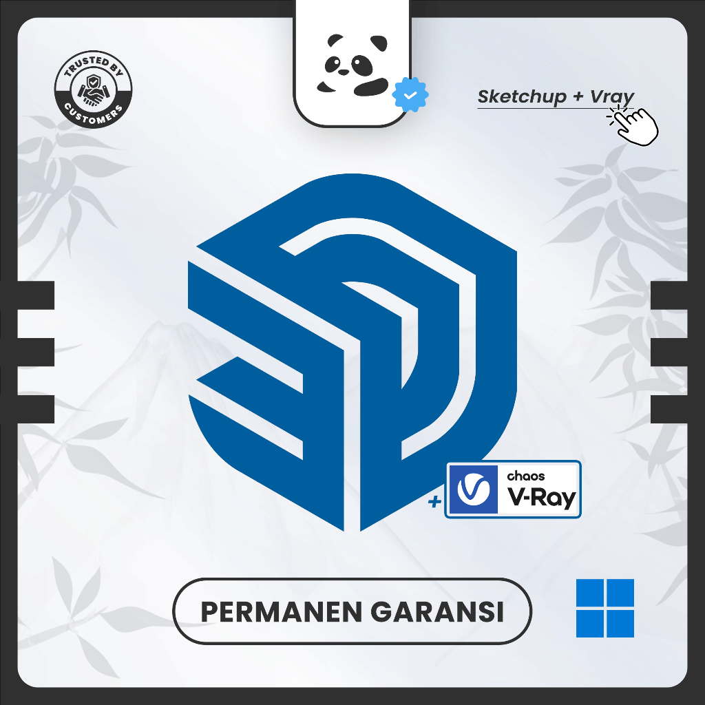 Sketchup + Vray Full Version 2024 2023 2022 2021 Windows