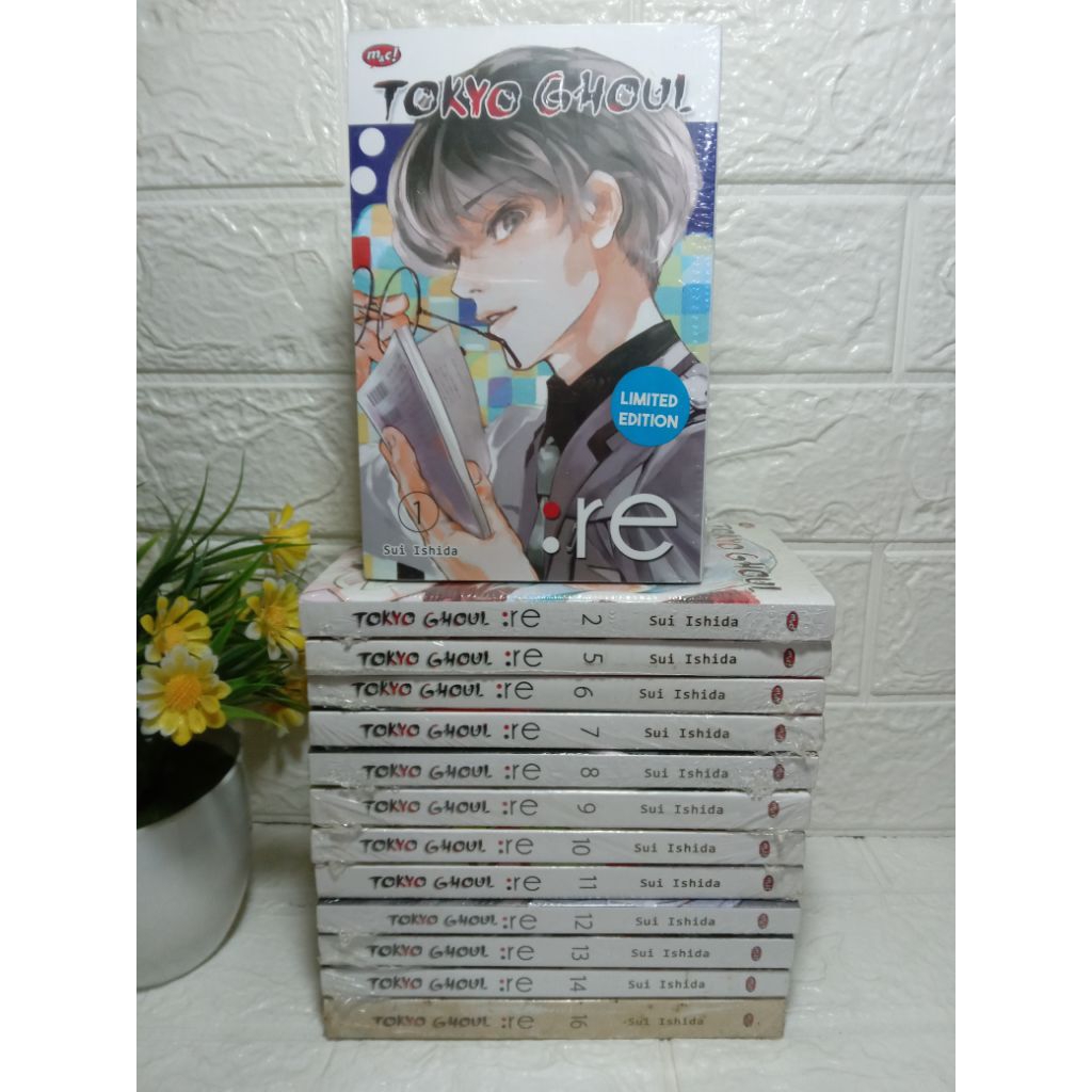 komik set TOKYO GHOUL :RE 1-16 (-3,4,15) (segel all)