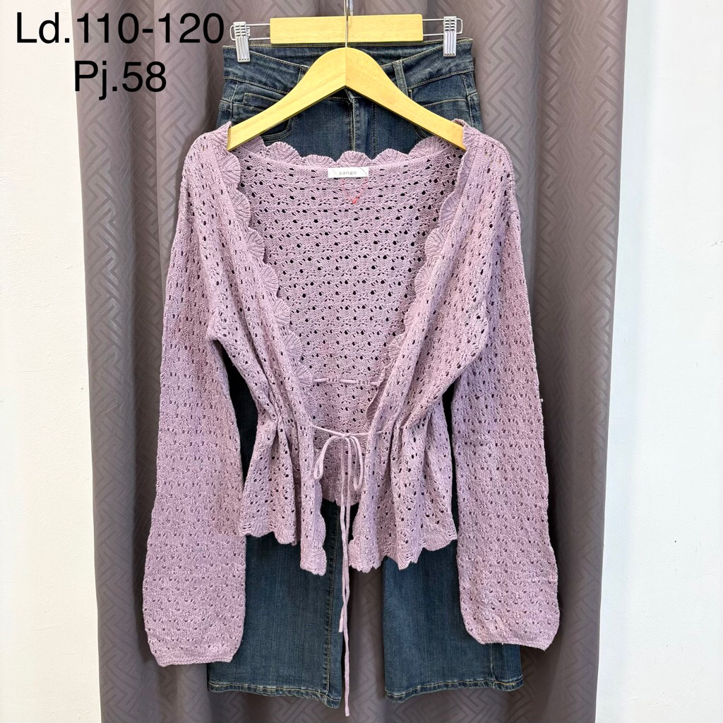 BAJU RAJUT JARING JARING PL