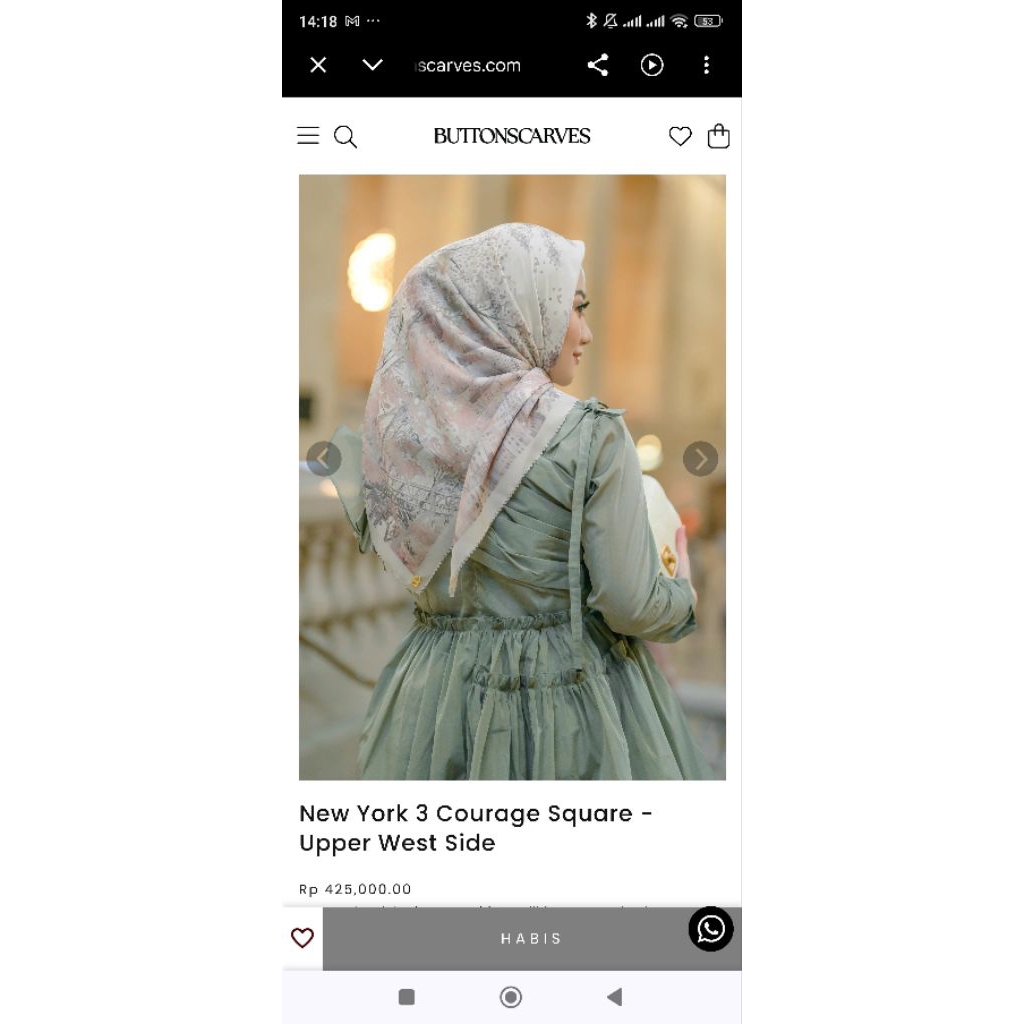 NEW Buttonscarves new york 3 Upper west side