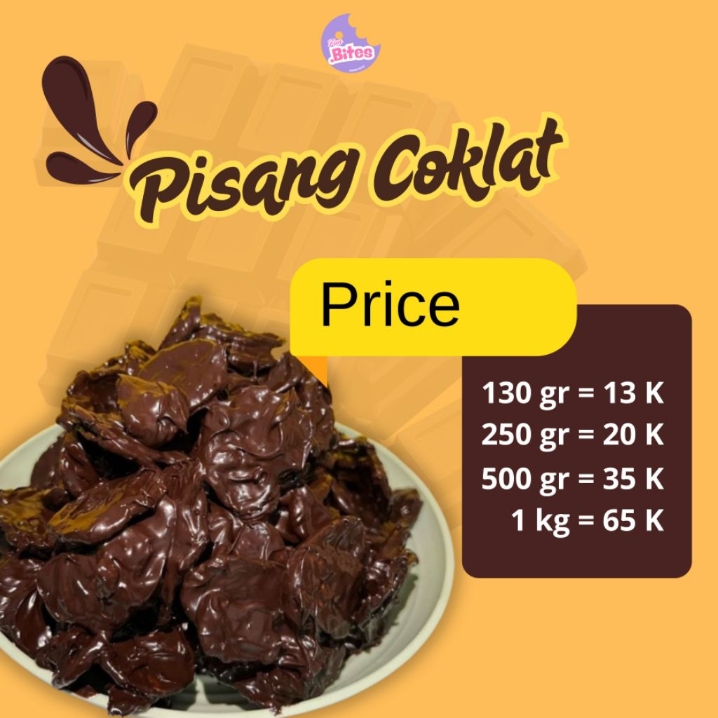 Keripik Pisang Coklat 500gr