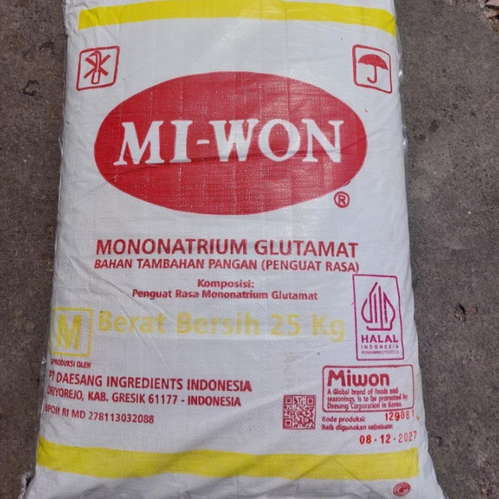 Miwon Mecin Penyedap Makanan 25kg – Bulk / Grosir