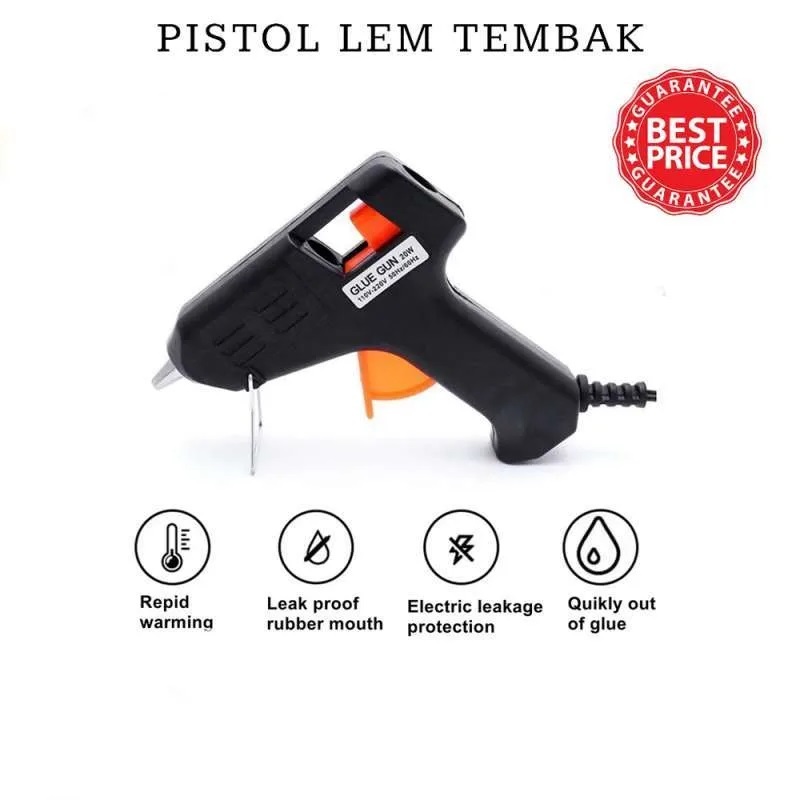 ATN Hot Melt Glue Gun Pistol Solder Lem Tembak