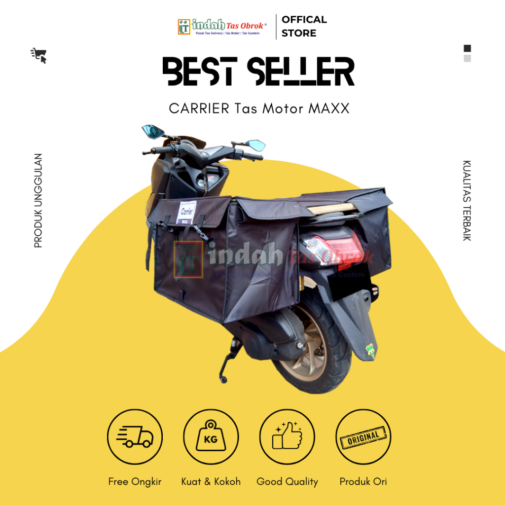INDAH Tas Obrok - Tas Motor / Tas Pos Kurir / Tas Salesman / Tas Delivery NMAX PCX SCOOPY AEROX