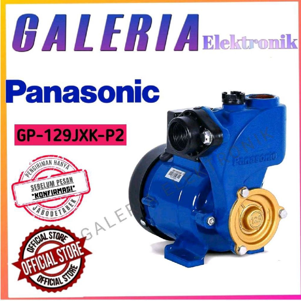 POMPA AIR PANASONIC GP-129JXK-P2/GP129JXK/GP 129JXK – JET PUMP LISTRIK KUAT & TAHAN LAMA