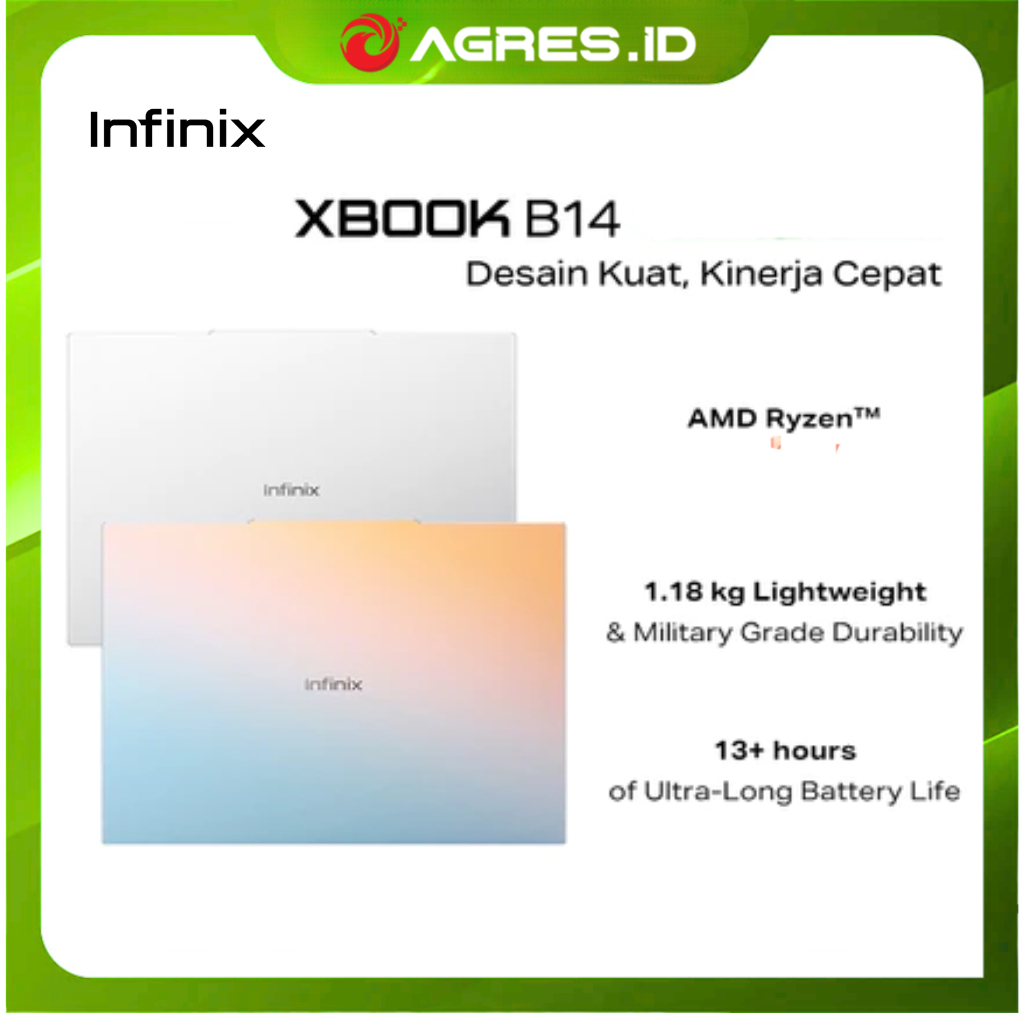 INFINIX XBOOK B14 AMD RYZEN 7 5825U - RAM 16GB 512GB W11 14.0WUXGA IPS