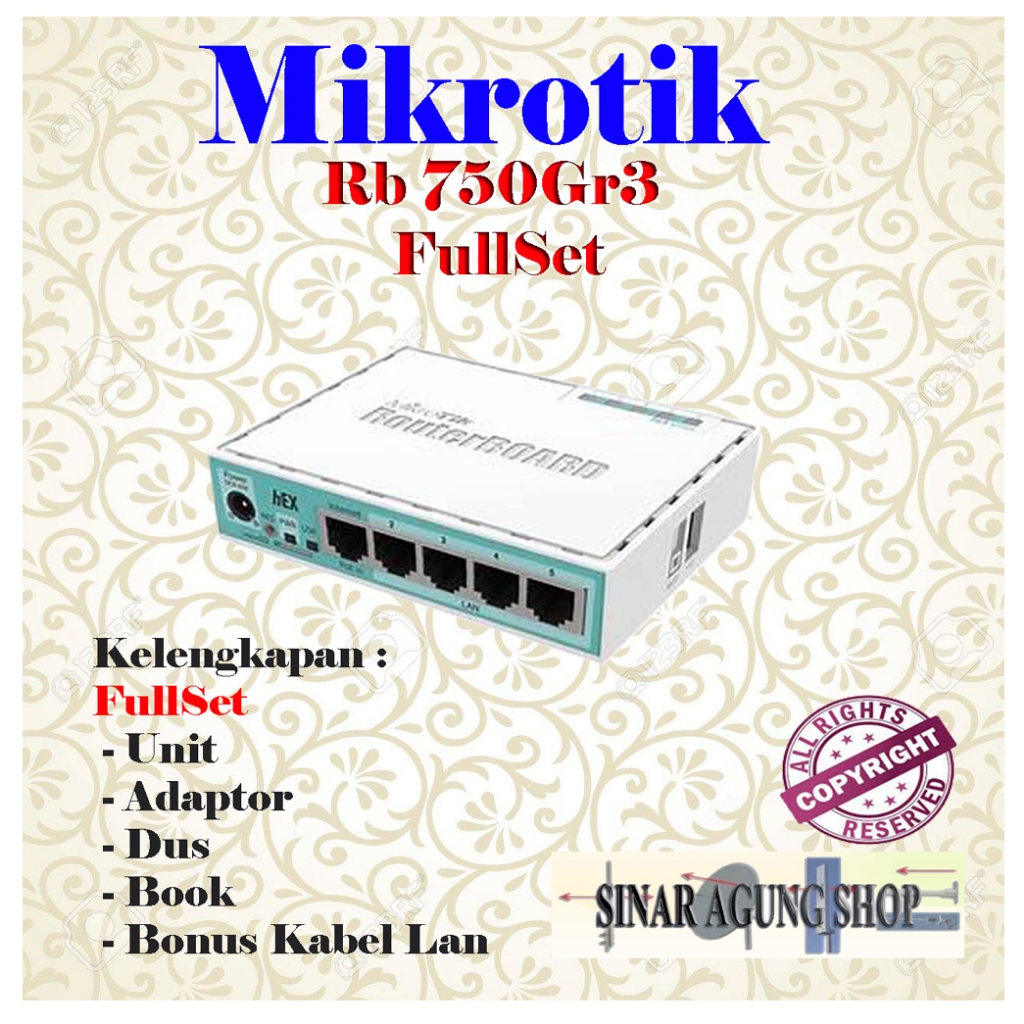 Mikrotik Rb750Gr3 Like new no minus Mulus normal Bukan Rb750r2 Rb750gr2 apa lagi Rb450Gx4