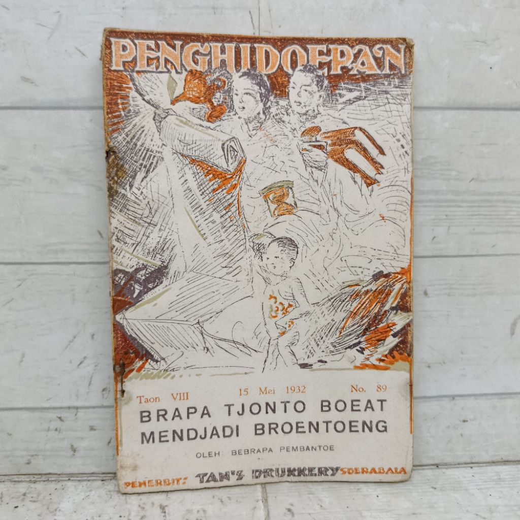 Majalah Sastra lama Penghidoepan Tinghoa/Melayu edisi 15  Mei 1932 No. 89