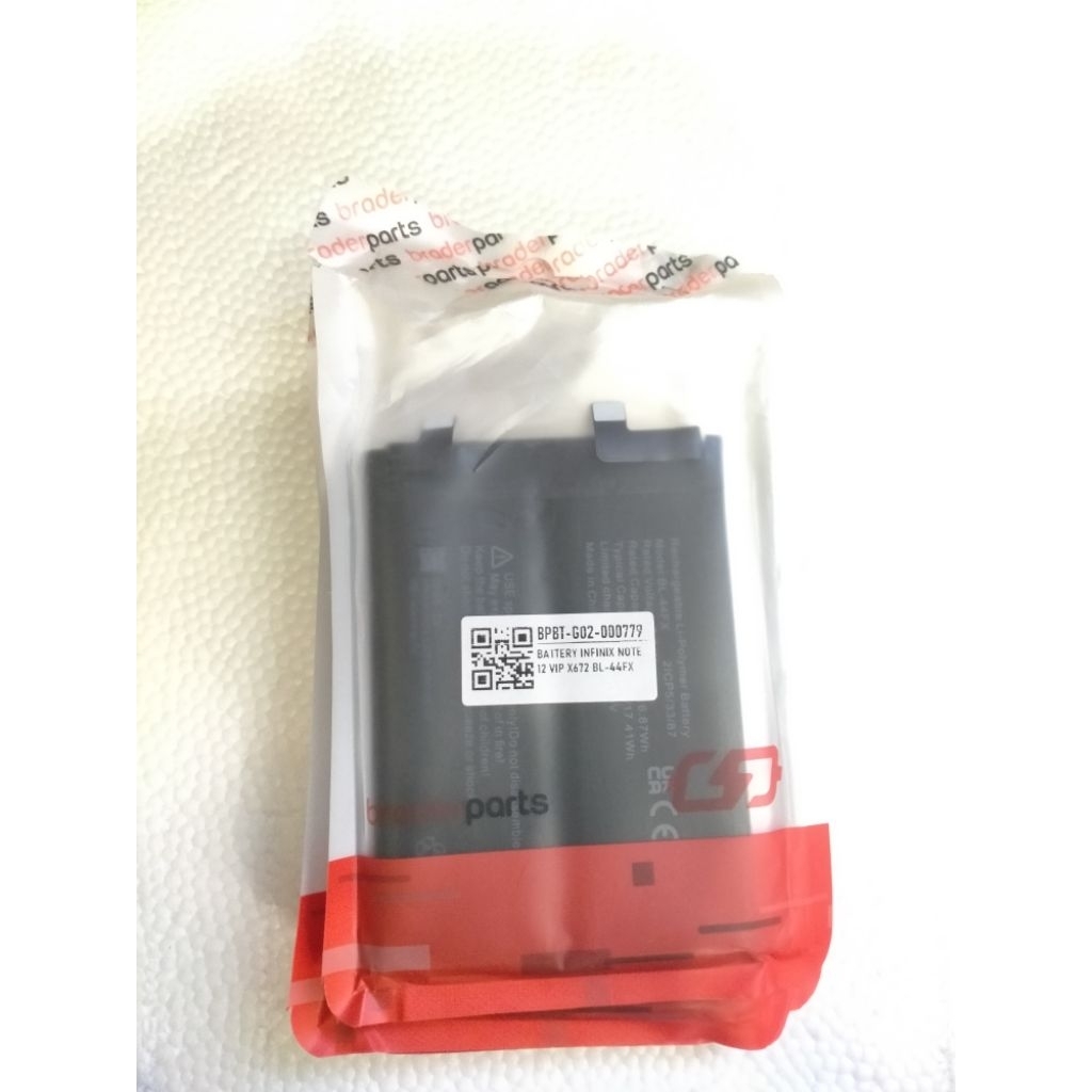 Battery Infinix Note 12 VIP X672  BL-44FX Braderpart