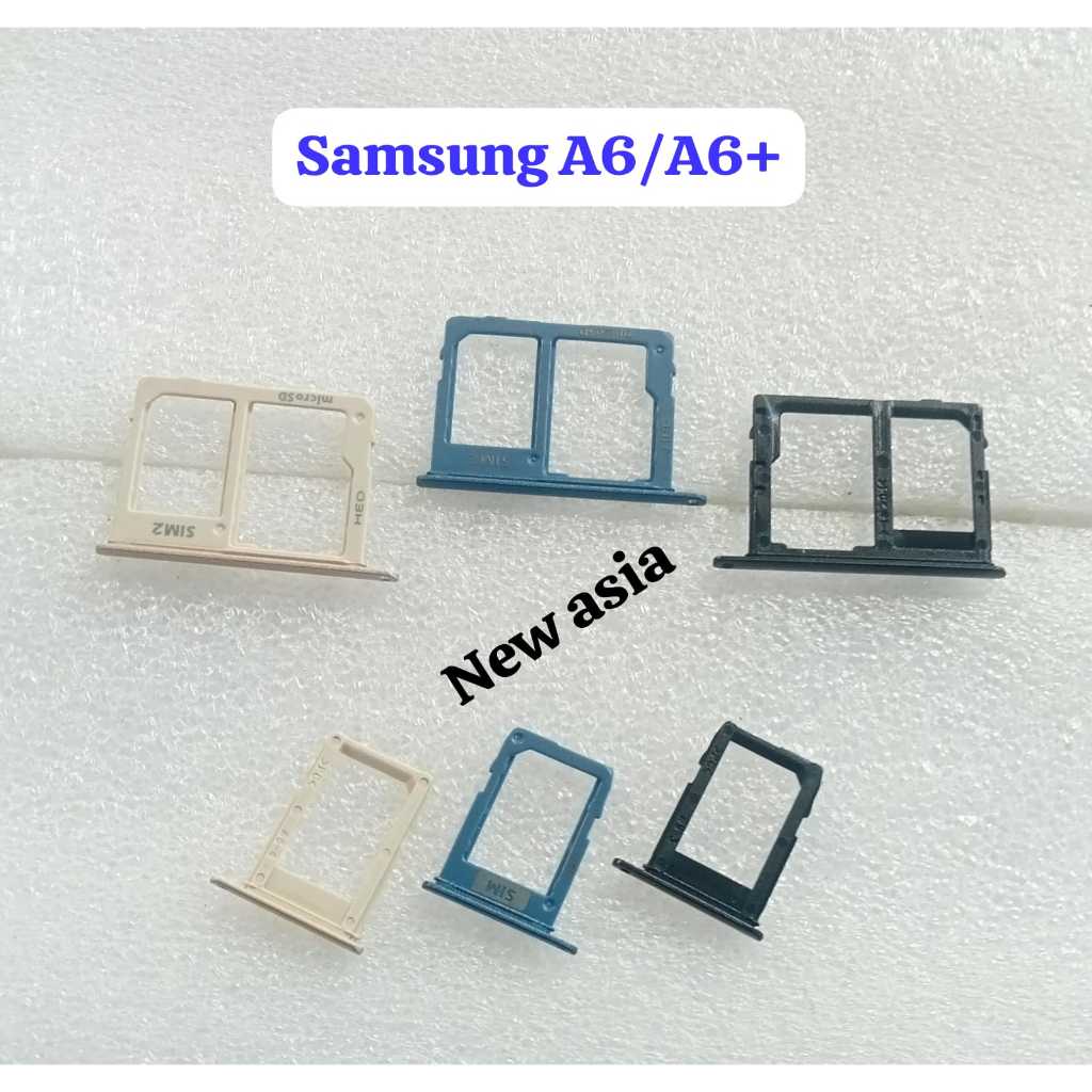 Samsung A6/A6 Plus  Sim Card Simtray - Simlock - Sim Tray - Slot Sim - Sim Lock Tempat Kartu   Laci