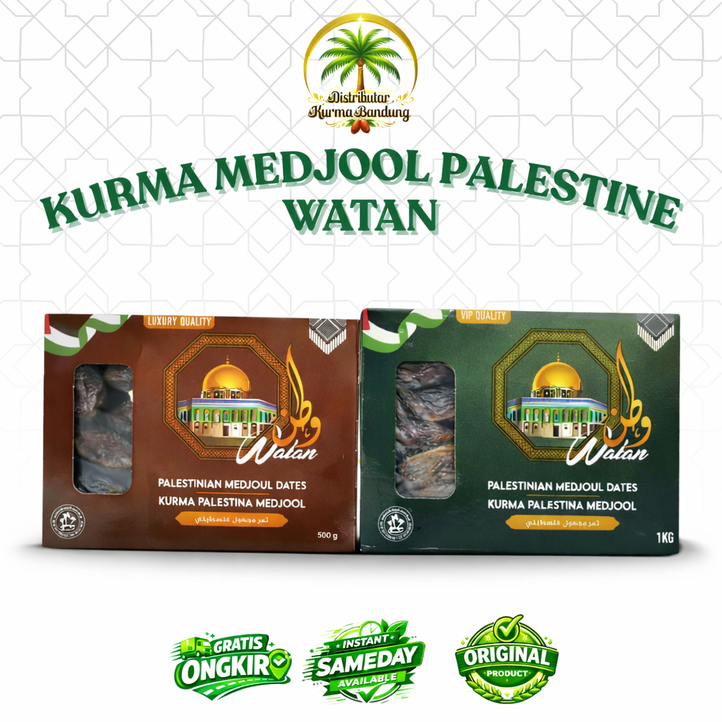 Kurma Medjool Watan Palestine Grade A | Super Jumbo Premium