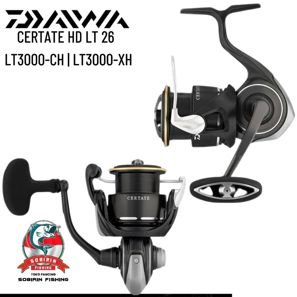Reel DAIWA CERTATE HD LT 26 POWER HANDLE LT 3000-CH/XH Monocoque Body | Reel daiwa certate HD terbar