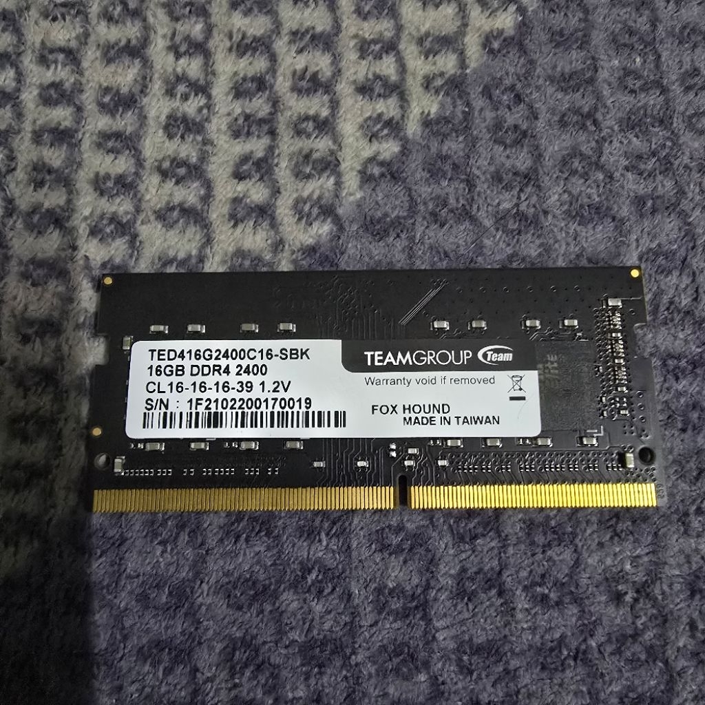 ram memori laptop ddr4 16gb 2400T