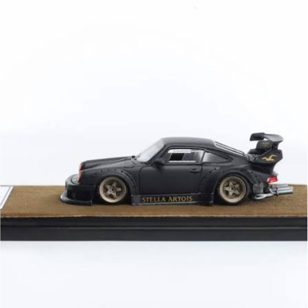 QIDIAN PORSCHE RWB 911 930 STELLA ARTOIS resin 64 scale star top mc model tarmac