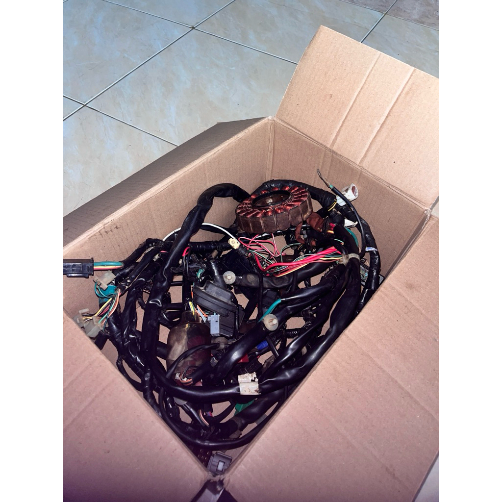 perkabelan copotan vario 150 keylez full set ecu