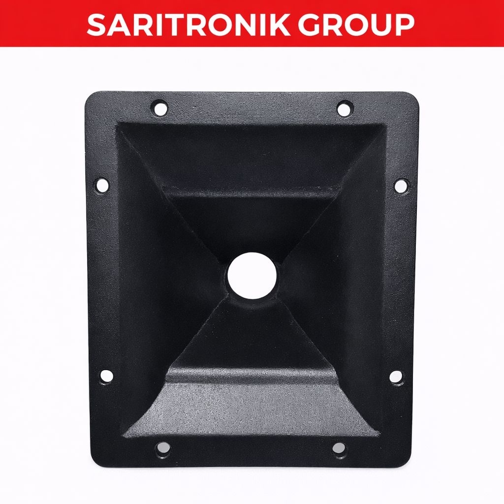 HORN TWETER / CORONG TWEETER 15X19 UNTUK TWETER DRAT BAHAN COR DIRAL ALAMUNIUM TEBAL